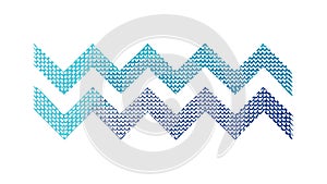 Gradient Wavy Line Pattern, Modern Geometric Texture, vector design Generative AI