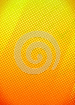 Gradient yellow, orange color plain vertical background illustration with colpy space for text or image