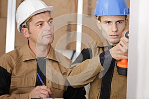 Grading drilling apprentice