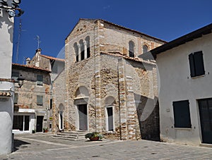 Grado, Italy. Basilica Santa Eufemia, romanesque church