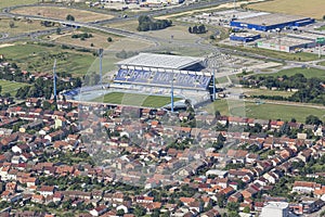 Gradski vrt from the air