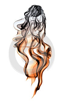 Gradually cooling smoke