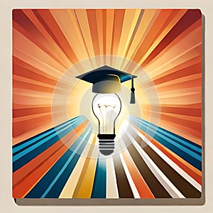 graduate certificate program concept using a light bulb