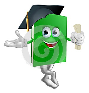 Graduate education book mascot