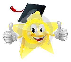 Graduate star mascot