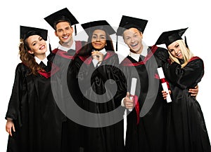 Graduated young students