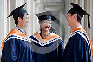 Graduates Chatting photo