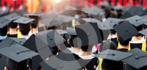 graduates during commencement