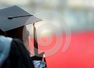 graduates during commencement photo