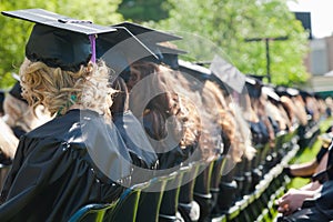 Graduates at Outdoor Ceremony