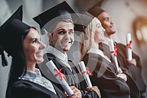 Graduates in university