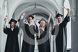 Graduates in university