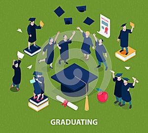 Graduating Students Concept