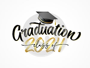 Graduation 2024 class of square academic cap