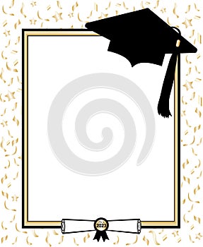 Graduation Announcement Background Template