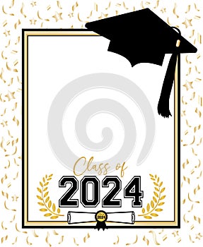 Graduation Background Template 2024 photo