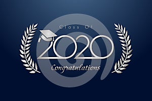 Graduation banner 2020 concept