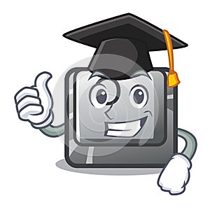 Graduation button O on a game character