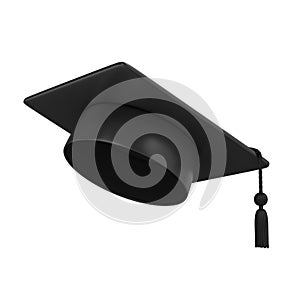 Graduation Cap 3d rendering