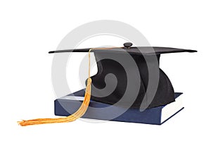 Graduation Cap On Book