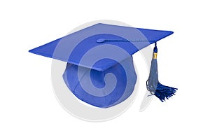 Graduation Cap Isolated On White