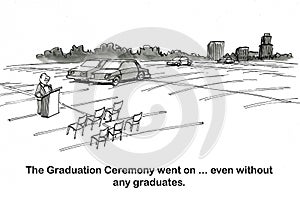 A Graduation Ceremony Without Graduates