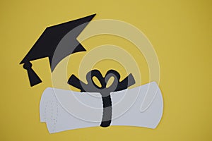 Graduation day paper cut outs photo