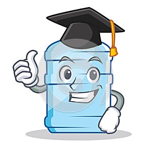 Graduation gallon character cartoon style