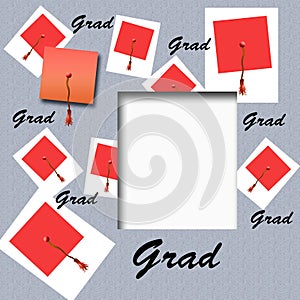 Graduation hat scrapbook