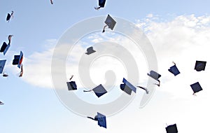 Graduation hats photo