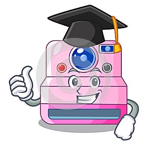 Graduation instant camera with revoke cartoon picture