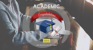 Graduation Knowledge Success Education Concept