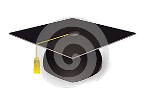 Graduation mortar board hat