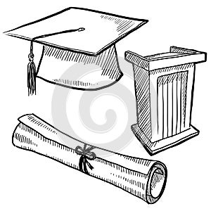 Graduation objects sketch