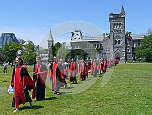 Graduation procession