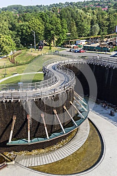 Graduation tower, great inhalatorium in the resort near Krakow, Wieliczka, Poland