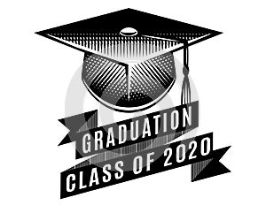 Graduation vector Class of 2020. Congrats grad Congratulations Graduate