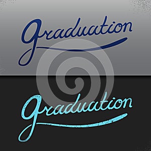 Graduation Vector template Party, Congrats, Celebrate, High School.College Set.Celebration of finishing . Minimal