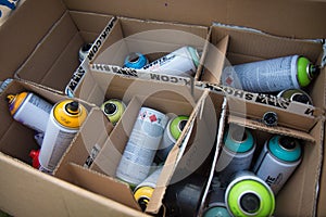 Graffiti aerosols