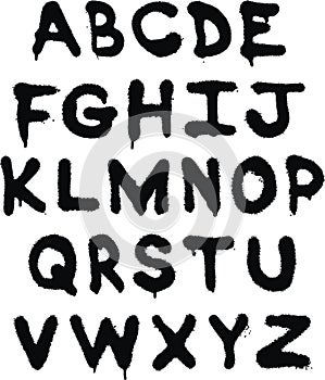 Graffiti alphabet