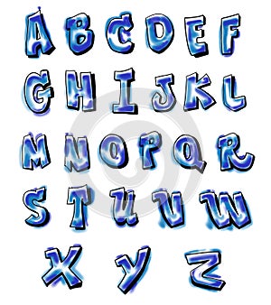 Graffiti alphabet