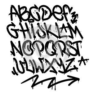 Graffiti alphabet photo