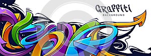 Graffiti Arrows Background