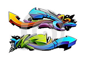 Graffiti arrows designs