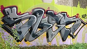 Graffiti art on Bridge under A38 Derbyshire