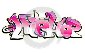 Graffiti art design, hip-hop