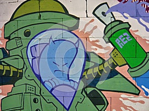 Graffiti background 08