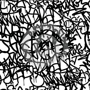 Graffiti Background Pattern