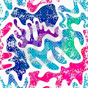 Graffiti colored seamless texture vector illustration