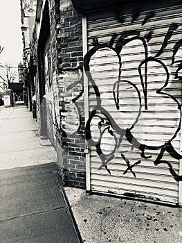Vintage storefront nyc